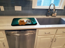 Load image into Gallery viewer, Halloween Scary Chow Chow Red Dish Drying Mat – Absorbent, Artistic Kitchen Essentials BB2332DDM