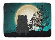 Load image into Gallery viewer, Halloween Scary Chow Chow Black Machine Washable Memory Foam Mat BB2333RUG