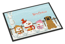 Load image into Gallery viewer, Merry Christmas Carolers Mastiff Doormat - 24x36 Decorative Floor Mat – Indoor/Outdoor Rug with Artistic Flair BB2349JMAT