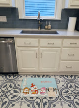 Load image into Gallery viewer, Merry Christmas Carolers Lowchen Machine Washable Memory Foam Mat BB2350RUG