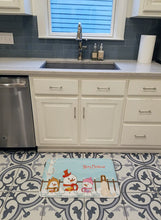 Load image into Gallery viewer, Merry Christmas Carolers Borzoi Machine Washable Memory Foam Mat BB2354RUG