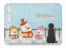 Load image into Gallery viewer, Merry Christmas Carolers Black Russian Terrier Machine Washable Memory Foam Mat BB2357RUG