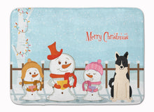 Load image into Gallery viewer, Merry Christmas Carolers Russo-European Laika Spitz Machine Washable Memory Foam Mat BB2360RUG