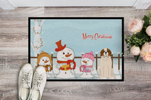 Load image into Gallery viewer, Merry Christmas Carolers Saint Bernard Doormat - 24x36 Decorative Floor Mat – Indoor/Outdoor Rug with Artistic Flair BB2366JMAT