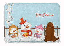 Load image into Gallery viewer, Merry Christmas Carolers Caucasian Shepherd Dog Machine Washable Memory Foam Mat BB2381RUG