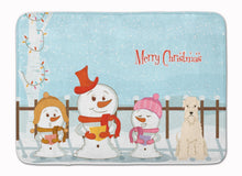 Load image into Gallery viewer, Merry Christmas Carolers Soft Coated Wheaten Terrier Machine Washable Memory Foam Mat BB2392RUG