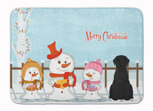 Load image into Gallery viewer, Merry Christmas Carolers Giant Schnauzer Machine Washable Memory Foam Mat BB2397RUG