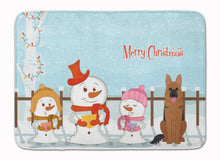 Load image into Gallery viewer, Merry Christmas Carolers German Shepherd Machine Washable Memory Foam Mat BB2398RUG
