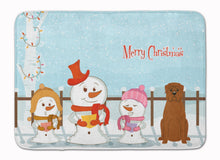 Load image into Gallery viewer, Merry Christmas Carolers Dogue de Bourdeaux Machine Washable Memory Foam Mat BB2404RUG