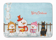 Load image into Gallery viewer, Merry Christmas Carolers Beauce Shepherd Dog Machine Washable Memory Foam Mat BB2411RUG