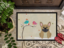 Load image into Gallery viewer, Christmas Presents between Friends French Bulldog Cream Doormat - 24x36 Decorative Floor Mat – Indoor/Outdoor Rug with Artistic Flair BB2482JMAT