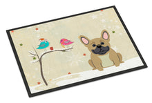 Load image into Gallery viewer, Christmas Presents between Friends French Bulldog Cream Doormat - 24x36 Decorative Floor Mat – Indoor/Outdoor Rug with Artistic Flair BB2482JMAT
