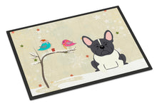 Load image into Gallery viewer, Christmas Presents between Friends French Bulldog Black White Doormat - 24x36 Decorative Floor Mat – Indoor/Outdoor Rug with Artistic Flair BB2484JMAT