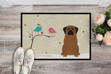Load image into Gallery viewer, Christmas Presents between Friends Mastiff Brindle Doormat - 24x36 Decorative Floor Mat – Indoor/Outdoor Rug with Artistic Flair BB2487JMAT