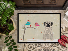 Load image into Gallery viewer, Christmas Presents between Friends Mastiff Brindle White Doormat - 24x36 Decorative Floor Mat – Indoor/Outdoor Rug with Artistic Flair BB2488JMAT