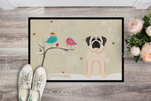 Load image into Gallery viewer, Christmas Presents between Friends Mastiff White Doormat - 24x36 Decorative Floor Mat – Indoor/Outdoor Rug with Artistic Flair BB2489JMAT