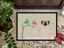 Load image into Gallery viewer, Christmas Presents between Friends Mastiff White Doormat - 24x36 Decorative Floor Mat – Indoor/Outdoor Rug with Artistic Flair BB2489JMAT