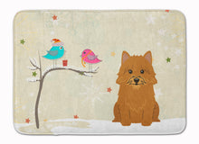 Load image into Gallery viewer, Christmas Presents between Friends Norwich Terrier Machine Washable Memory Foam Mat BB2492RUG