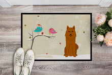 Load image into Gallery viewer, Christmas Presents between Friends Karelian Bear Dog Doormat - 24x36 Decorative Floor Mat – Indoor/Outdoor Rug with Artistic Flair BB2494JMAT