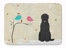 Load image into Gallery viewer, Christmas Presents between Friends Black Russian Terrier Machine Washable Memory Foam Mat BB2498RUG