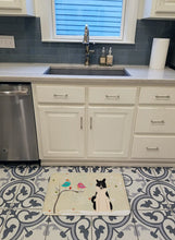 Load image into Gallery viewer, Christmas Presents between Friends Russo-European Laika Spitz Machine Washable Memory Foam Mat BB2501RUG