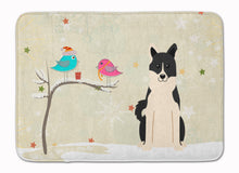 Load image into Gallery viewer, Christmas Presents between Friends Russo-European Laika Spitz Machine Washable Memory Foam Mat BB2501RUG