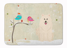Load image into Gallery viewer, Christmas Presents between Friends Samoyed Machine Washable Memory Foam Mat BB2502RUG