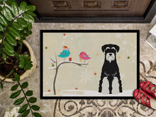 Load image into Gallery viewer, Christmas Presents between Friends Standard Schnauzer Salt and Pepper Doormat - 24x36 Decorative Floor Mat – Indoor/Outdoor Rug with Artistic Flair BB2505JMAT