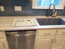 Load image into Gallery viewer, Christmas Presents between Friends Central Asian Shepherd Dog Dish Drying Mat – Absorbent, Artistic Kitchen Essentials BB2521DDM