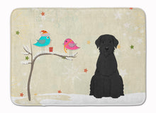 Load image into Gallery viewer, Christmas Presents between Friends Giant Schnauzer Machine Washable Memory Foam Mat BB2538RUG