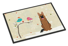 Load image into Gallery viewer, Christmas Presents between Friends German Shepherd Doormat - 24x36 Decorative Floor Mat – Indoor/Outdoor Rug with Artistic Flair BB2539JMAT