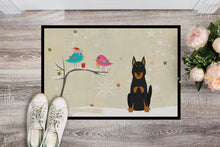 Load image into Gallery viewer, Christmas Presents between Friends Beauce Shepherd Dog Doormat - 24x36 Decorative Floor Mat – Indoor/Outdoor Rug with Artistic Flair BB2552JMAT