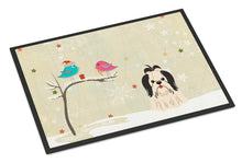 Load image into Gallery viewer, Christmas Presents between Friends Shih Tzu Black White Doormat - 24x36 Decorative Floor Mat – Indoor/Outdoor Rug with Artistic Flair BB2560JMAT