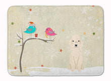 Load image into Gallery viewer, Christmas Presents between Friends Bedlington Terrier Sandy Machine Washable Memory Foam Mat BB2563RUG