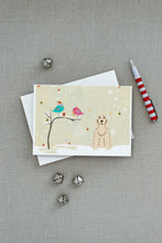 Load image into Gallery viewer, Christmas Presents between Friends Cocker Spaniel - Buff Greeting Cards -  Blank Note Cards – 8-Pack of Artist-Designed Cards with Envelopes