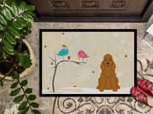 Load image into Gallery viewer, Christmas Presents between Friends Cocker Spaniel Red Doormat - 24x36 Decorative Floor Mat – Indoor/Outdoor Rug with Artistic Flair BB2567JMAT