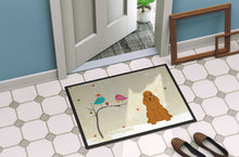 Load image into Gallery viewer, Christmas Presents between Friends Cocker Spaniel Red Doormat - 24x36 Decorative Floor Mat – Indoor/Outdoor Rug with Artistic Flair BB2567JMAT
