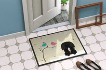 Load image into Gallery viewer, Christmas Presents between Friends Pekingnese Black Doormat - 24x36 Decorative Floor Mat – Indoor/Outdoor Rug with Artistic Flair BB2579JMAT