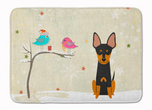 Load image into Gallery viewer, Christmas Presents between Friends English Toy Terrier Machine Washable Memory Foam Mat BB2581RUG