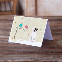 Load image into Gallery viewer, Christmas Presents between Friends Boxer - White Greeting Cards -  Blank Note Cards – 8-Pack of Artist-Designed Cards with Envelopes