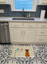 Load image into Gallery viewer, Christmas Presents between Friends Fawn Boxer Machine Washable Memory Foam Mat BB2587RUG