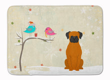 Load image into Gallery viewer, Christmas Presents between Friends Fawn Boxer Machine Washable Memory Foam Mat BB2587RUG