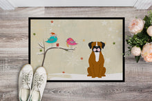 Load image into Gallery viewer, Christmas Presents between Friends Flashy Fawn Boxer Doormat - 24x36 Decorative Floor Mat – Indoor/Outdoor Rug with Artistic Flair BB2588JMAT