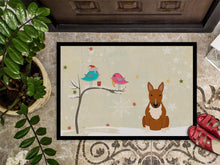Load image into Gallery viewer, Christmas Presents between Friends Bull Terrier Red Doormat - 24x36 Decorative Floor Mat – Indoor/Outdoor Rug with Artistic Flair BB2606JMAT