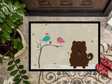 Load image into Gallery viewer, Christmas Presents between Friends Chow Chow Chocolate Doormat - 24x36 Decorative Floor Mat – Indoor/Outdoor Rug with Artistic Flair BB2613JMAT