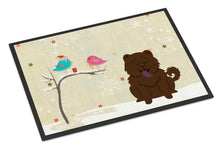 Load image into Gallery viewer, Christmas Presents between Friends Chow Chow Chocolate Doormat - 24x36 Decorative Floor Mat – Indoor/Outdoor Rug with Artistic Flair BB2613JMAT