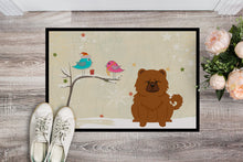 Load image into Gallery viewer, Christmas Presents between Friends Chow Chow Red Doormat - 24x36 Decorative Floor Mat – Indoor/Outdoor Rug with Artistic Flair BB2614JMAT