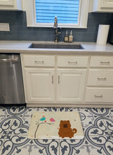 Load image into Gallery viewer, Christmas Presents between Friends Chow Chow Red Machine Washable Memory Foam Mat BB2614RUG
