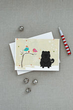 Load image into Gallery viewer, Christmas Presents between Friends Chow Chow - Black Greeting Cards -  Blank Note Cards – 8-Pack of Artist-Designed Cards with Envelopes