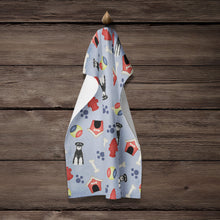 Load image into Gallery viewer, Dog House Collection Standard Schnauzer Salt and Pepper Kitchen Towel – Artistic Dish Towel for Everyday Use BB2646KTWL